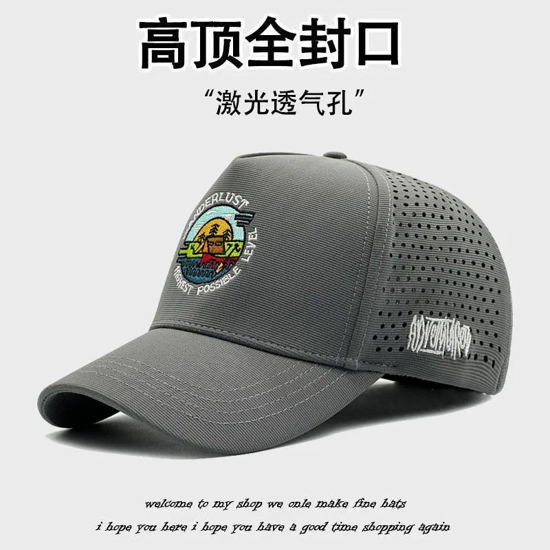 Big Size Closed Back Baseball Caps Mesh Breathable Trucker Caps for Big Heads Men Extra Large Head High Top Sports Cap 60cm 65cm