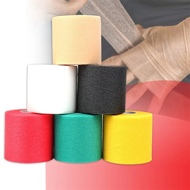 Foam Bandage Elbow Knee Pads Film Foam Underwrap Sports Pre-Wrap For Athletic Tape Sponge Skin Film Self-Adhesive Elastic