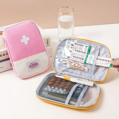 Travel Medicine Bag Pill Storage Pouch Outdoor Essentials Emergency Medicine Storage Bag Home Easy Carrying Medical Storage Bag