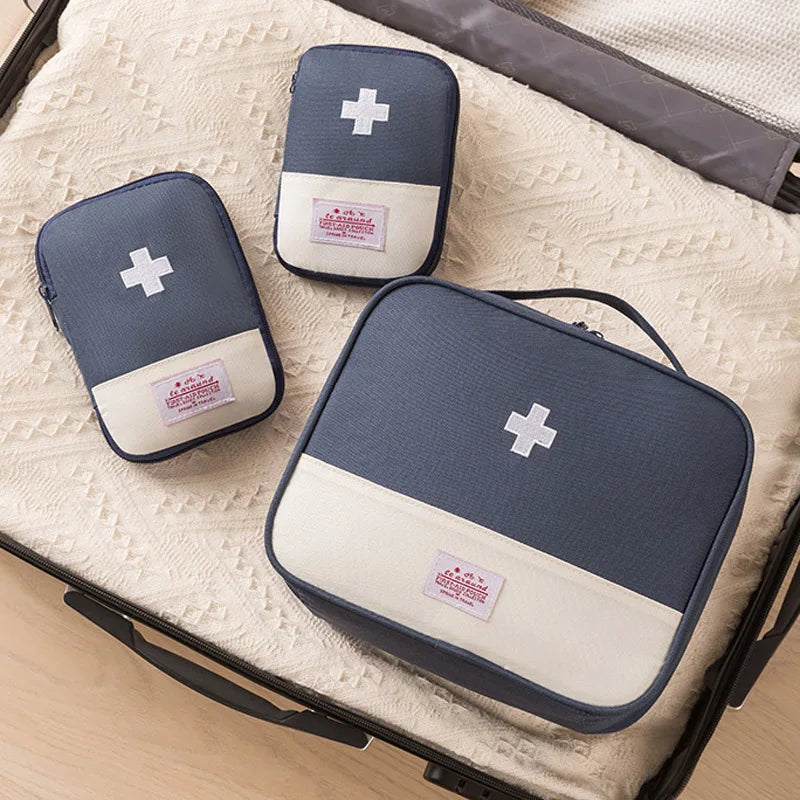 Travel Medicine Bag Pill Storage Pouch Outdoor Essentials Emergency Medicine Storage Bag Home Easy Carrying Medical Storage Bag