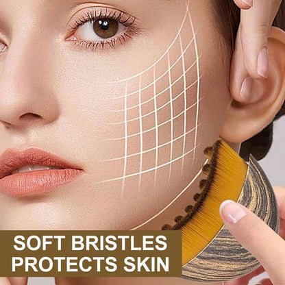 Lymphatic Contour Face Brush Ergonomically Designed To Fit Sculpting Drainage Massager for Face The Skin Precisely