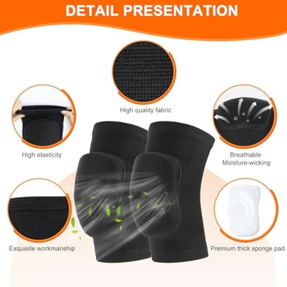 1Pair Volleyball Knee Pads for Dancers,Soft Breathable Knee Pads for Girls Women Men Youth Kids Knees Protective, Knee Brace