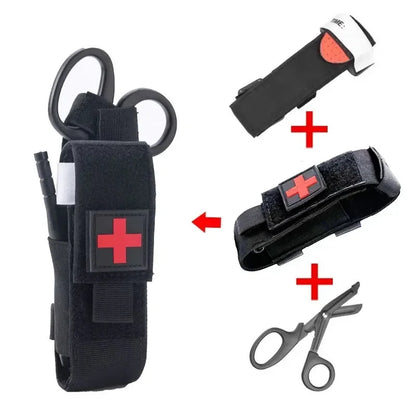 Tactical Tourniquet Emergency Emergency Strap Single Handed Medical First Aid Equipment for Hiking Camping Travel Outdoor Sports