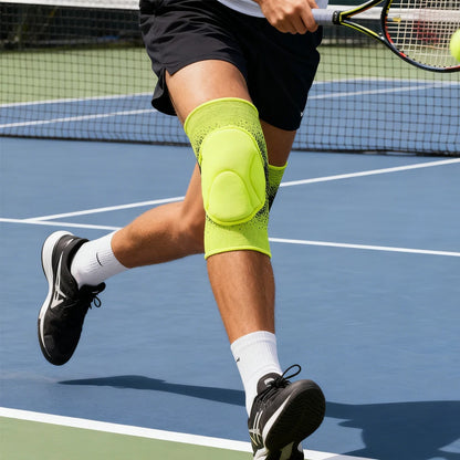 Heavy Duty Knee Pads with Thick Sponge Padding - Impact Protection for Volleyball, Basketball, Wrestling, Construction & Work