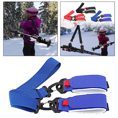 Ski Carrier Strap Durable Men Women Shoulder Carrier Lash Snowboard Shoulder Strap for Snowboard Winter Outdoor Ski Accessories
