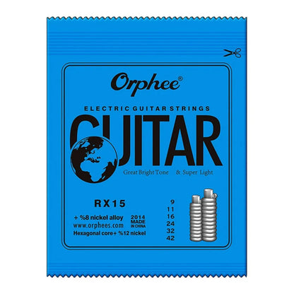 Orphee 1/5/10 Pcs Electric Guitar Strings Set RX Series Hexagonal Carbon Steel 6 String for Electric Guitar Accessories&Parts