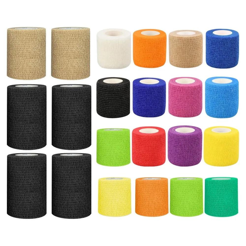 New Hot Elastic Bandage Elastoplast Self Adhesive Tape Sports Protect Wrist Palm Finger Arm Shoulder Knee Ankle Pets Leg Tattoo