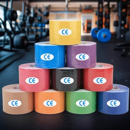 Sports Waterproof Kinesiology Tape Stickers Athletic Bandage  Tennis Gym