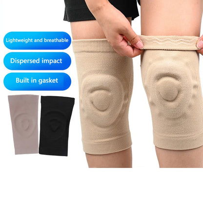 1/2pairs Silicone Knee Pads Non-slip Fitness Dance Sport knee Pads Basketball Pressurized Cycling Roller Skating Thin Knee Pads