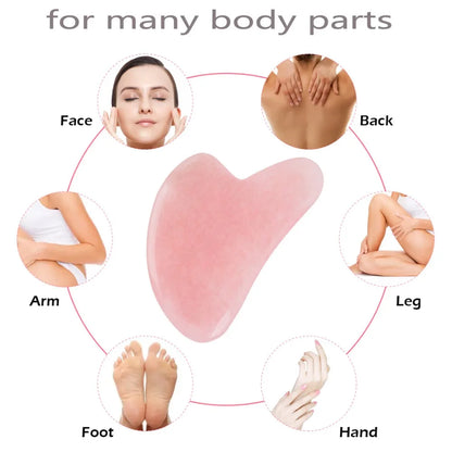 Massage Guasha Jade Facial Beauty Guasha Massage Tools Tightening Skincare Facial Guasha SPA Therapy Guasha Roller