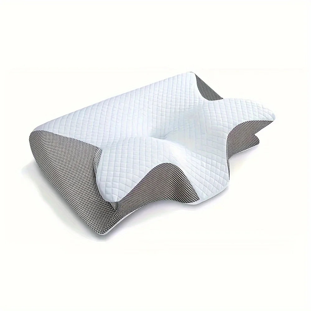 Ergonomic cotton snack pillow with comfortable sleeping design, soft and lightweight, perfect for side, back and abdominal sleep