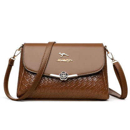 Women Small Square Flip cover Bags Retro Versatile Shoulder Strap Large Capacity Casual Portable Female Shoulder Crossbody Bags