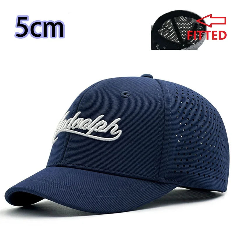 Big Size Closed Back Baseball Caps Mesh Breathable Trucker Caps for Big Heads Men Extra Large Head High Top Sports Cap 60cm 65cm