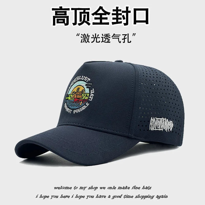 Big Size Closed Back Baseball Caps Mesh Breathable Trucker Caps for Big Heads Men Extra Large Head High Top Sports Cap 60cm 65cm