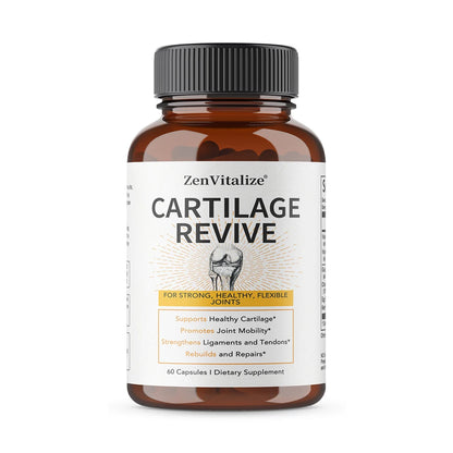 Cartilage Regeneration Supplement - Contains Type II Collagen, Glucosamine, MSM, Vitamin D3, Vitamin C - Promotes Joint Mobility