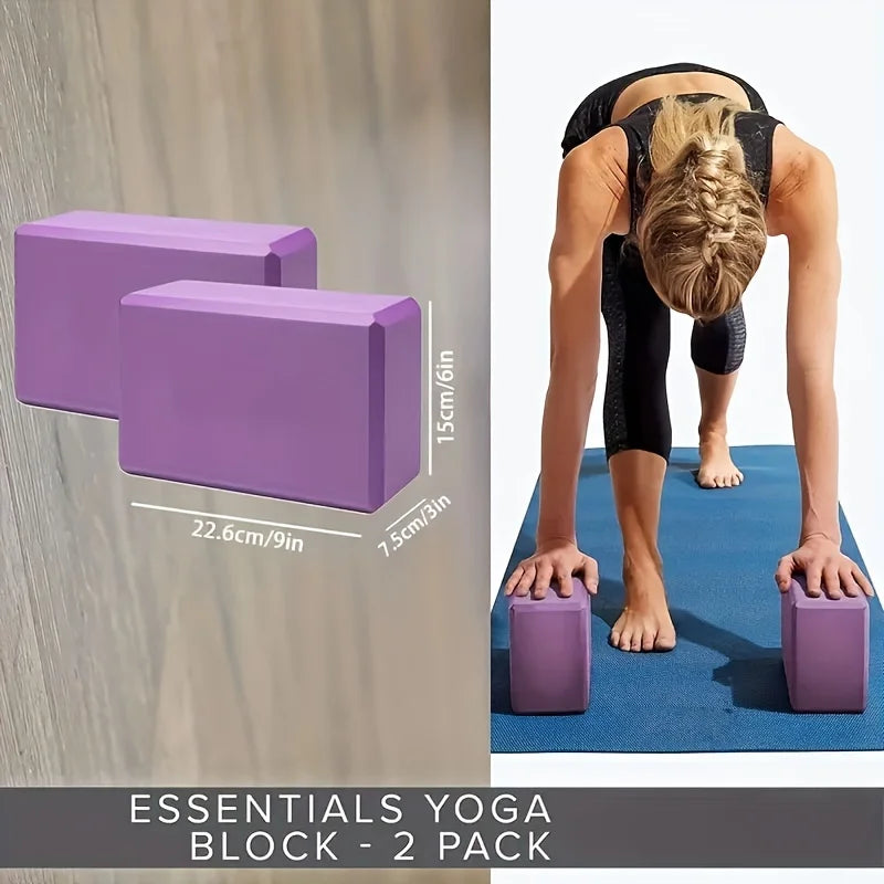Yoga Bricks Foam Bricks, a Special Adult Yoga Auxiliary Tool for High-Density Dancing and Leg Pressing