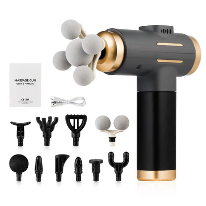 99 Level Electric Massage Gun Powerful Fascia Gun High-Frequency Vibration Body Massage Gun Arms Leg Muscle masajeador