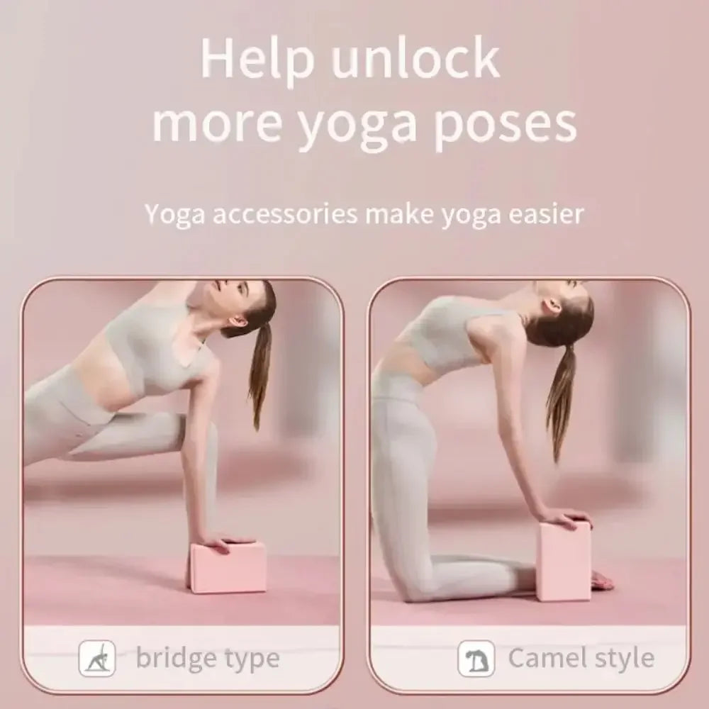Yoga brick for beginners, foam brick, high-density dance brick, leg press brick, square training brick, yoga special brick