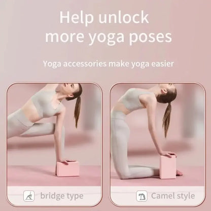 Yoga brick for beginners, foam brick, high-density dance brick, leg press brick, square training brick, yoga special brick