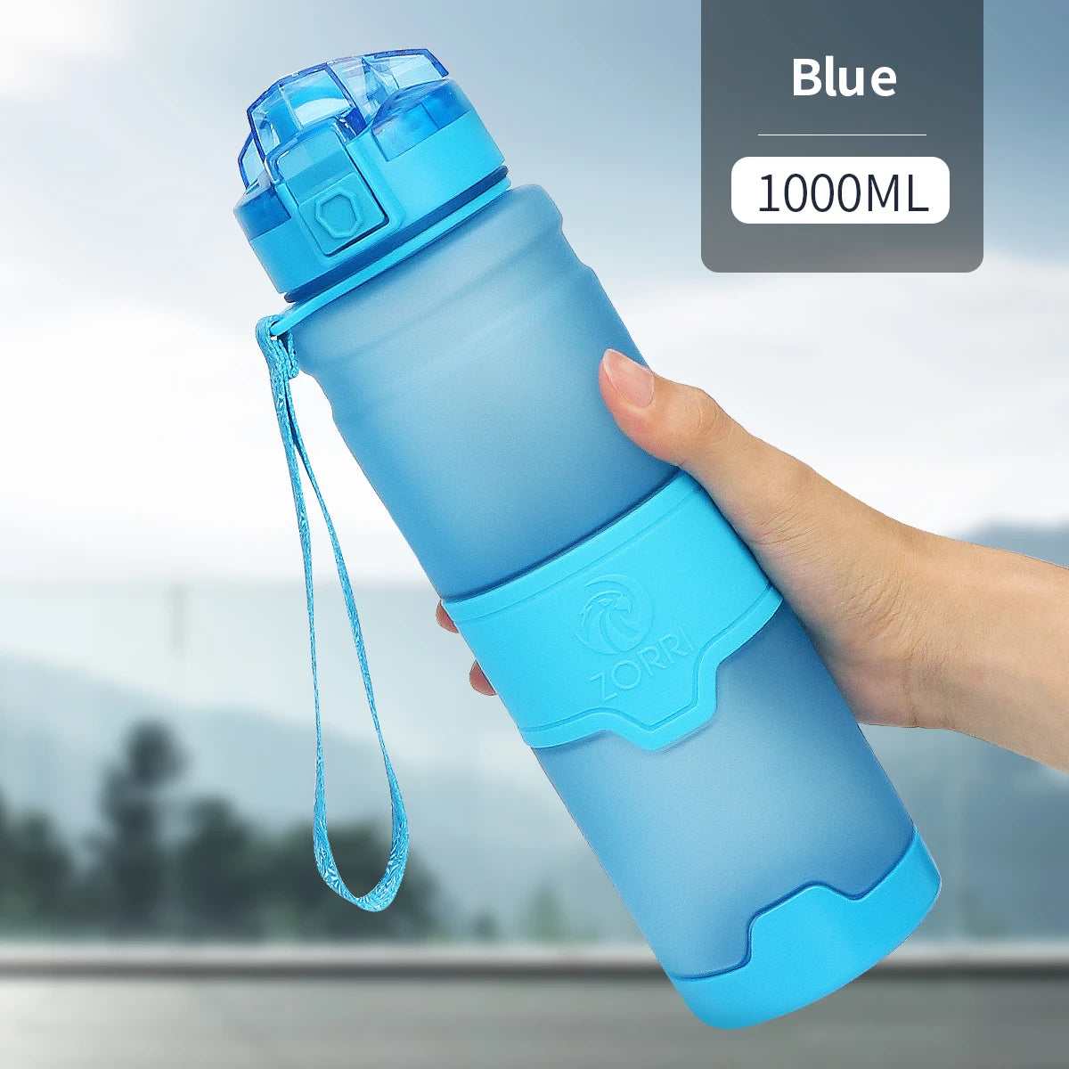 1000ml BPA Free Sports Water Bottle Outdoor Travel Portable Bottle Leakproof Ecofriendly Plastic Drinking Bottles For Fruit Tea