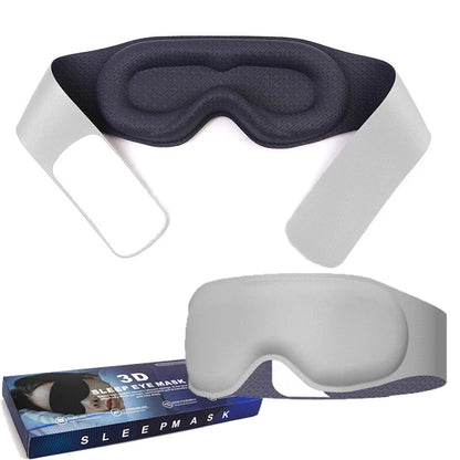 3D sleep eye mask with 3D shading and nasal wing memory cotton gravity for nap time,Light Blocking,Eye mask for sleeping