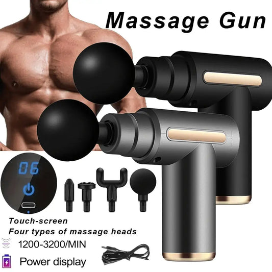 Muscle Relaxation Mini Massage Gun, Suitable For Full-Body And Arm And Back Massage. Mini And Compact, Portable, Type-C Charging, Handheld Electric Muscle Massager To Relax Muscles After Exercise And Fitness