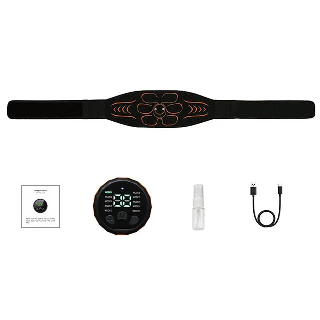 Muscle Toner Waist Abdominal Toning Belt Abs Trainer Muscle Training Workout Home Gym Fitness Equipment