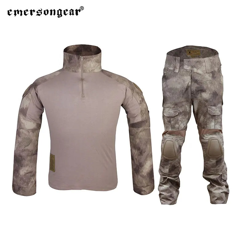 Emersongear Gen2 BDU Combat Suits Camouflage Uniform Shirt Pants with Elbow Knee Pads Hunting Clothing Training E2 EM6912