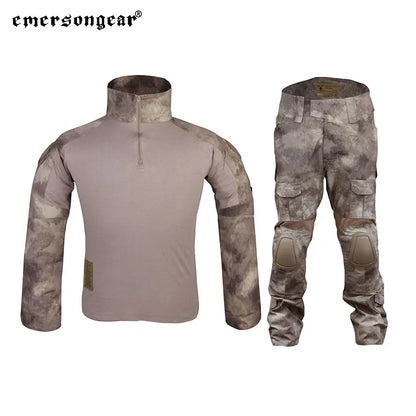 Emersongear Gen2 BDU Combat Suits Camouflage Uniform Shirt Pants with Elbow Knee Pads Hunting Clothing Training E2 EM6912