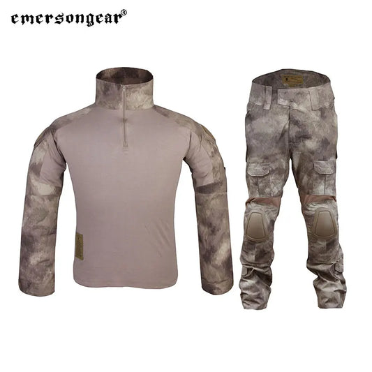 Emersongear Gen2 BDU Combat Suits Camouflage Uniform Shirt Pants with Elbow Knee Pads Hunting Clothing Training E2 EM6912