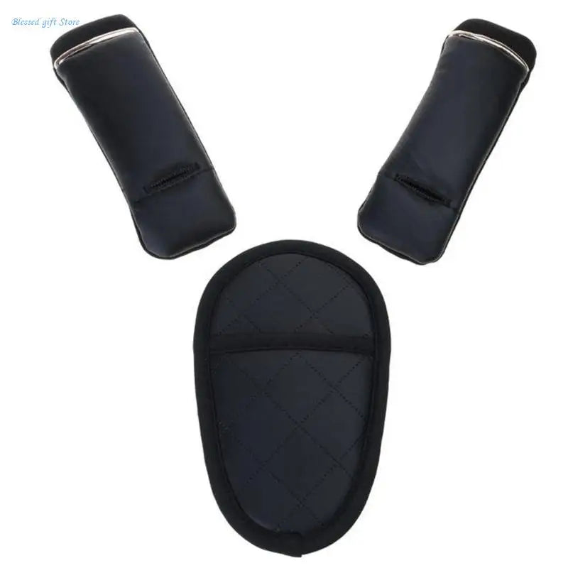 Universal Baby Car Belt Cushion Stroller Shoulder Strap Cover Protector Pad set