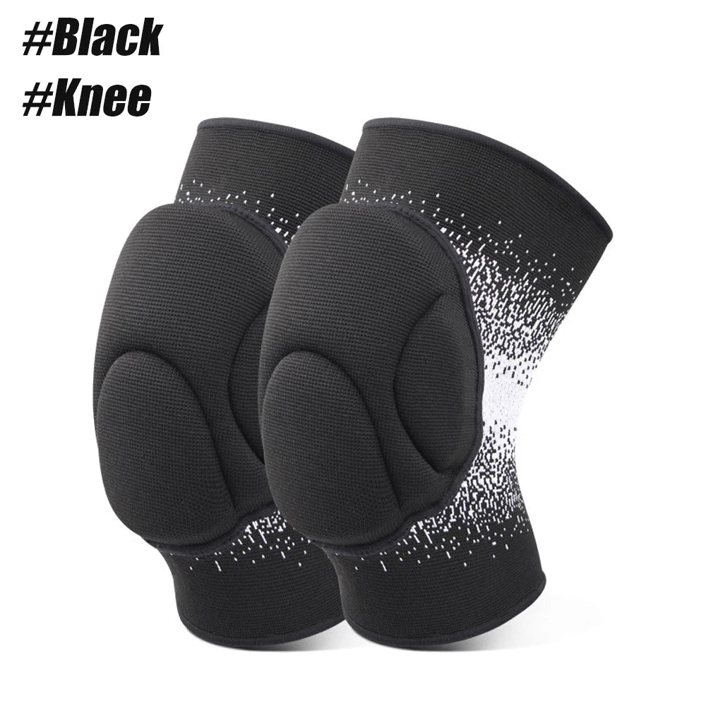 Heavy Duty Knee Pads with Thick Sponge Padding - Impact Protection for Volleyball, Basketball, Wrestling, Construction & Work