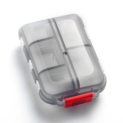Pill Box Case 7 Day Weekly Medicine Storage Box Double Row 14grid Tablte Dispenser Organizer Open Lid First-Aid Kit Container