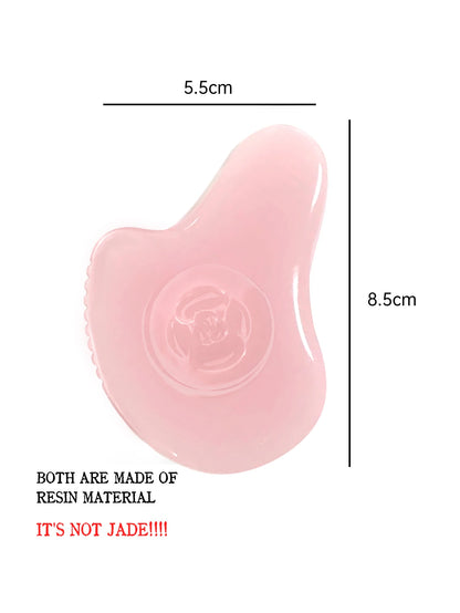 2024 New Facial Maintenance Gua Sha Massage Board Resinous Static Free Portable Full Body Scraping Plate for Women Adults