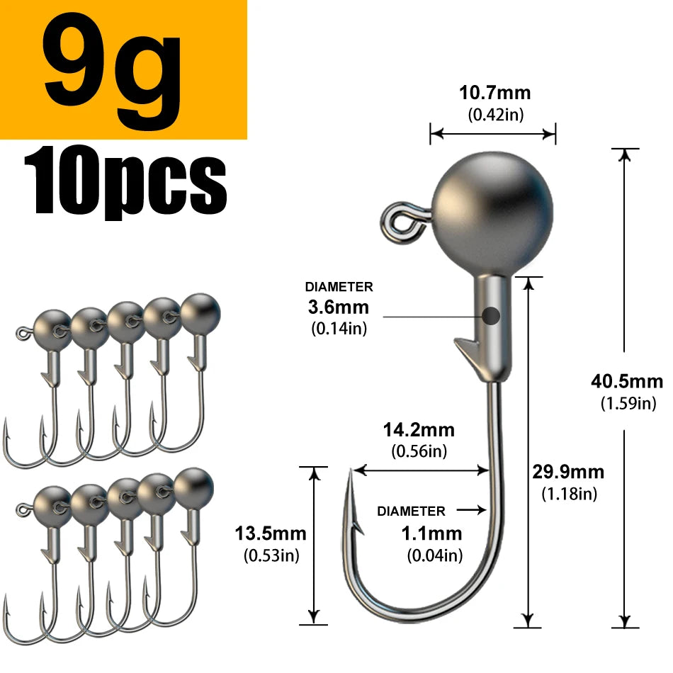 1g 2g 3g 4g 5g 10g 20g 22g 25g 28g crank Jig head hook fishing hook head Jig lure hard bait soft worm jig hook for fishing