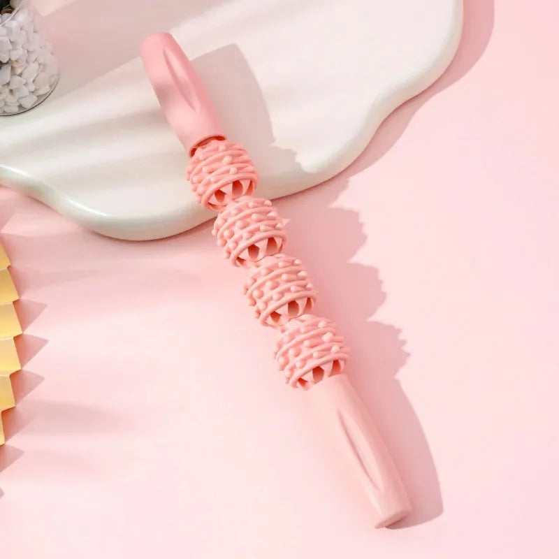 Massage Stick, Wolf Tooth Stick, Leg Muscle Relaxer, Yoga Roller, Slimming Calf Roller, Full Body Massage Yoga Stick