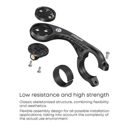 CYCLAMI S2 Bike Computer Mount Mountain Road Bicycle GPS Headlight Holder Bracket Support For GARMIN XOSS IGPSPORT Magene Coospo