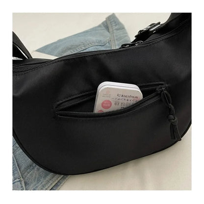 New Fashion Crossbody Bag Simple Wide Shoulder Strap Design Single Shoulder Bag Original Style Commuting Dumpling Women Bag