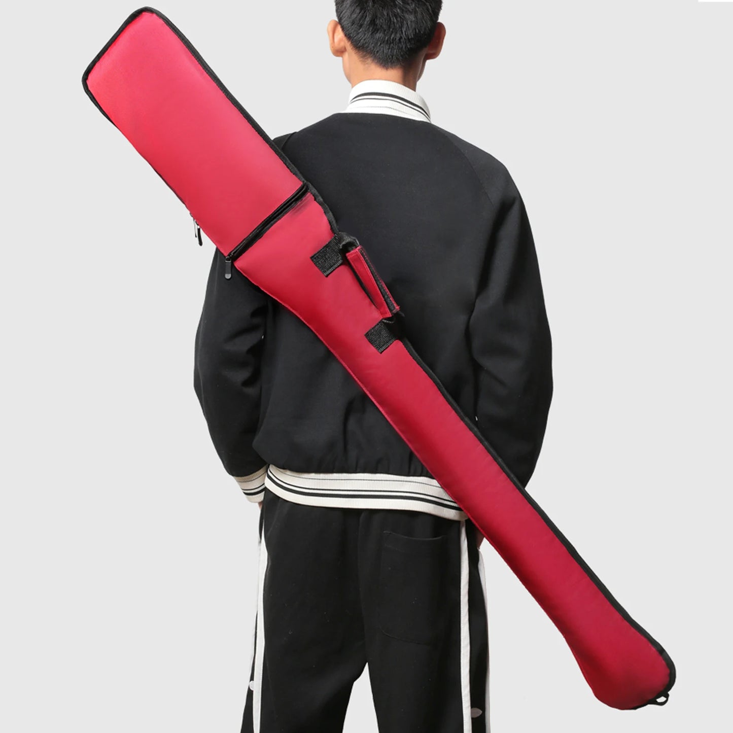 Dragon Boat Paddle Bag with Carry Handle Portable Adjustable Shoulder Strap for Canoeing Boating 131x21.5cm Oxford Cloth
