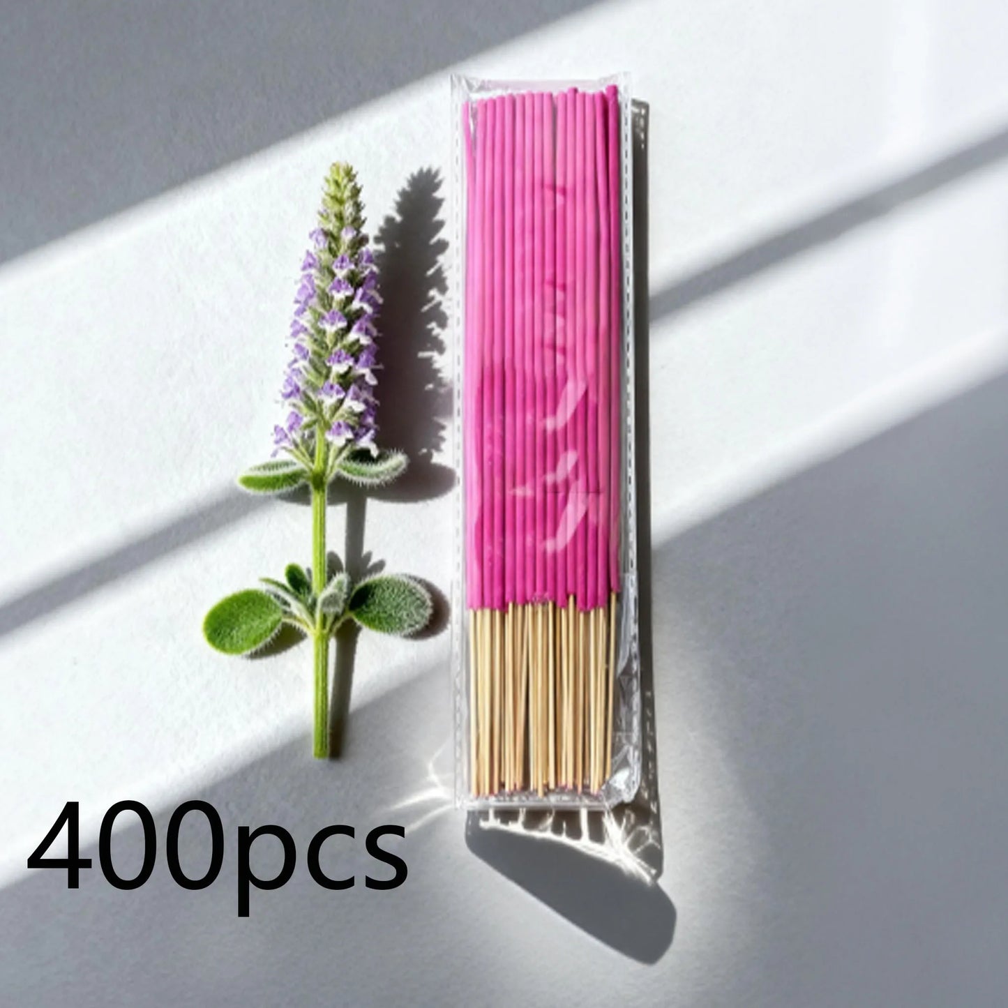 50/100/200/400/800 Pieces, Patchouli and Sandalwood Incense Sticks, Bamboo Stick Incense, Patchouli Scent for Odor Removal, Long-Lasting Fragrance, Suitable for Yoga and Meditation