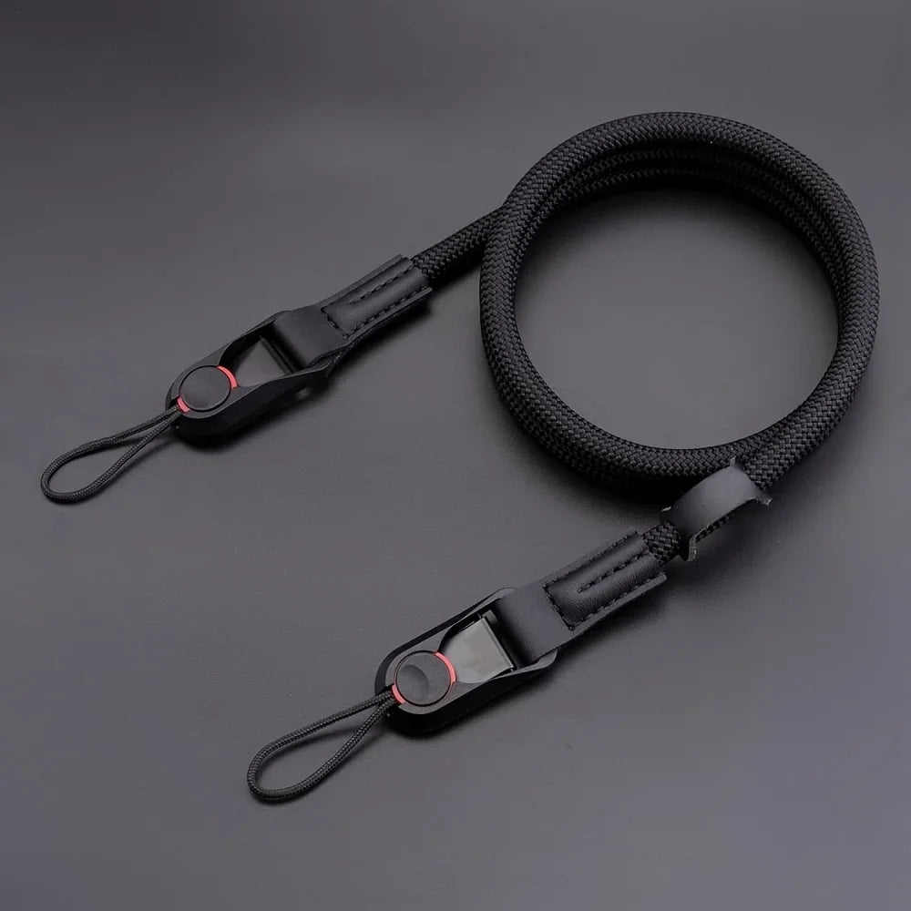 Adjustable Quick Release Round Rope Camera Shoulder Strap Fast Detachable Strap for DSLR Mirrorless Camera