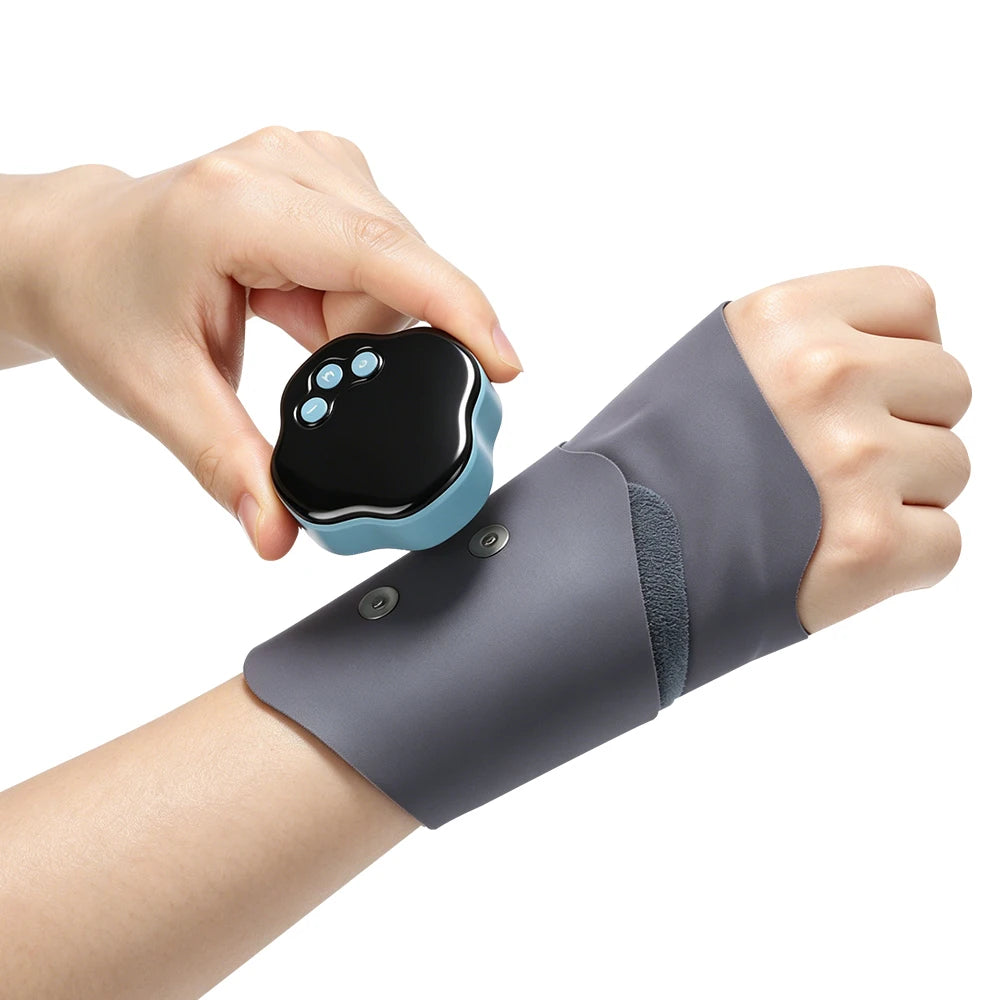 Cordless Wristband for Carpal Tunnel Muscle Fatigue Relief Belt 10 Modes 29 Levels EMS Microcurrent Wrist Guard Hand Massager