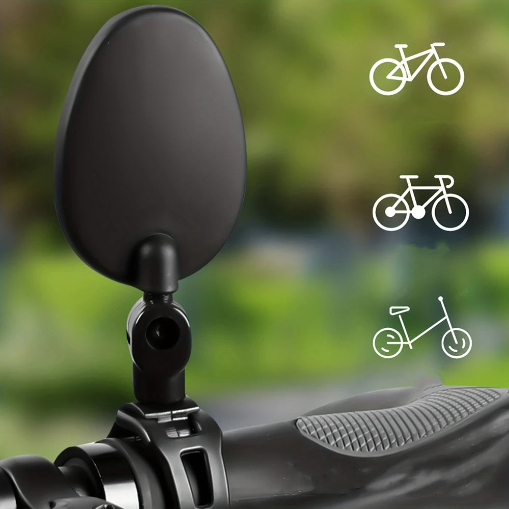 1/2PCS Bicycle Rearview Mirror 360 Degree Adjustable Rotatable Universal Cycling Handlebar Rear View Mirrors for MTB Road Bike
