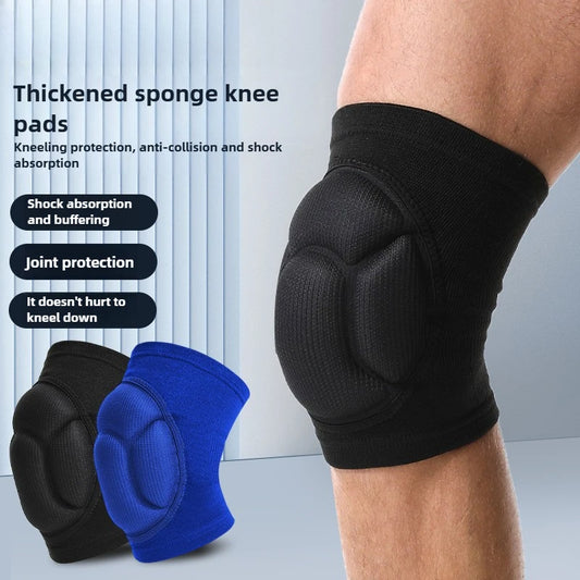 Pressurized Sponge Knee Pads Anti-Slip Thick Turtle Shell Sponge Men and Women Workout Fall-Proof EVA
