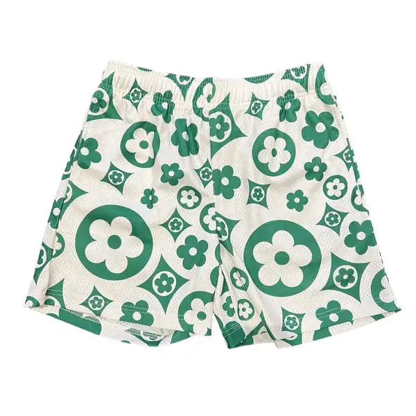 Hot-selling Fashionable Flower Pattern Men Casual Hip-hop Beach Shorts Breathable Fashion Trend Design Quick-drying Shorts