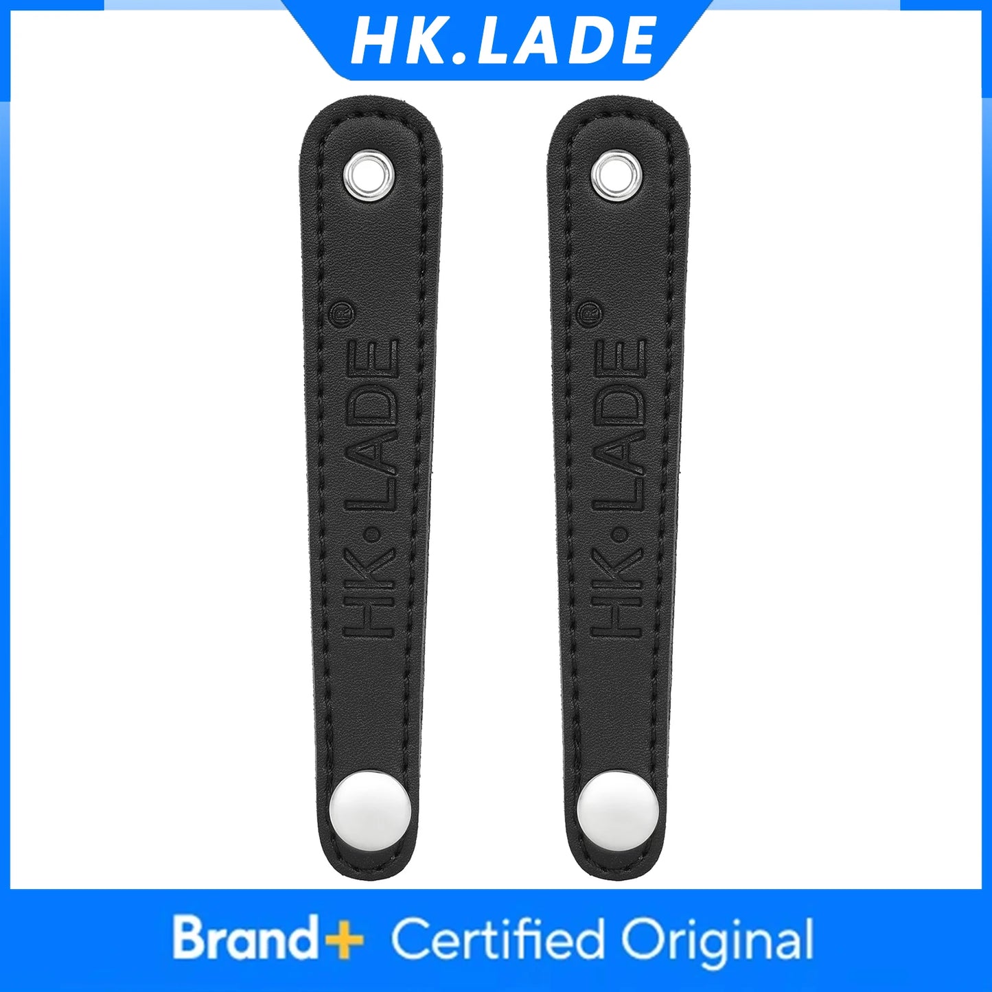 HK.LADE 2Pcs Accordion Bellows Strap Black PU Leather Super Wide Thick for BASS Accordion Shoulder Strap Accordion Accessories