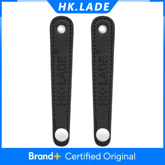 HK.LADE 2Pcs Accordion Bellows Strap Black PU Leather Super Wide Thick for BASS Accordion Shoulder Strap Accordion Accessories