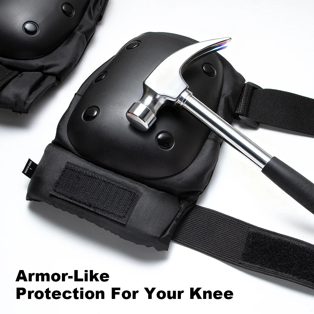 6PCS Adult/Kids Knee Pads Elbow Pads Wrist Guards 6 in 1 Protective Gear Set for Inline Roller Skating Skateboarding Scooter BMX