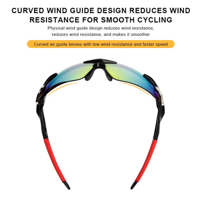 Sports Men Sunglasses Road Bicycle Glasses Mountain Cycling Riding Protection Goggles Eyewear Mtb Bike Sun Glasses