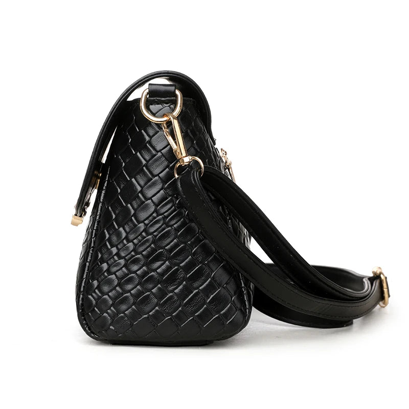Women Small Square Flip cover Bags Retro Versatile Shoulder Strap Large Capacity Casual Portable Female Shoulder Crossbody Bags